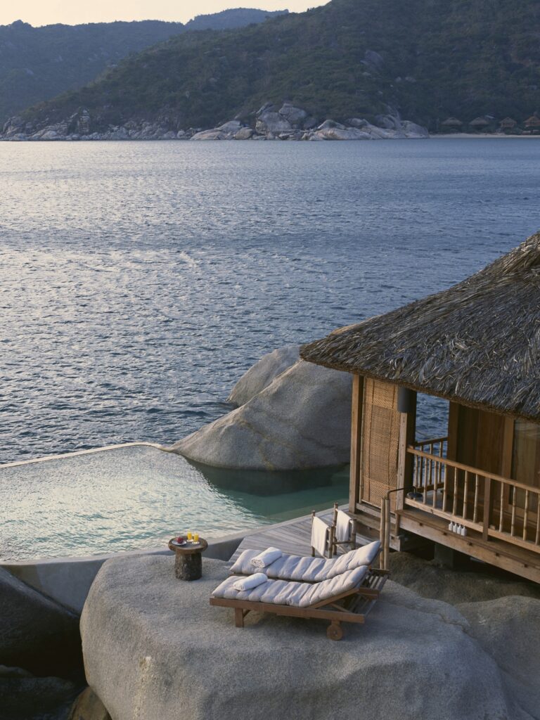 Six Senses resort designed by Bangkok studio Habita Architects, set within its natural landscape.